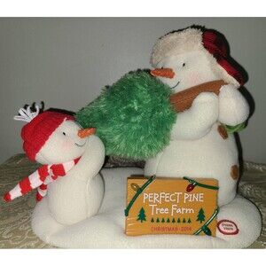 Hallmark Jingle Pals 2014 The Perfect Pine Tree Farm Singing Snowman